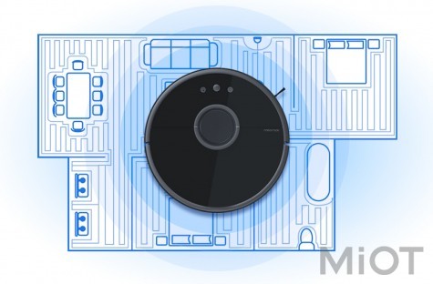 Робот пилосос миючий Xiaomi Roborock Vacuum Cleaner 2 Black S55